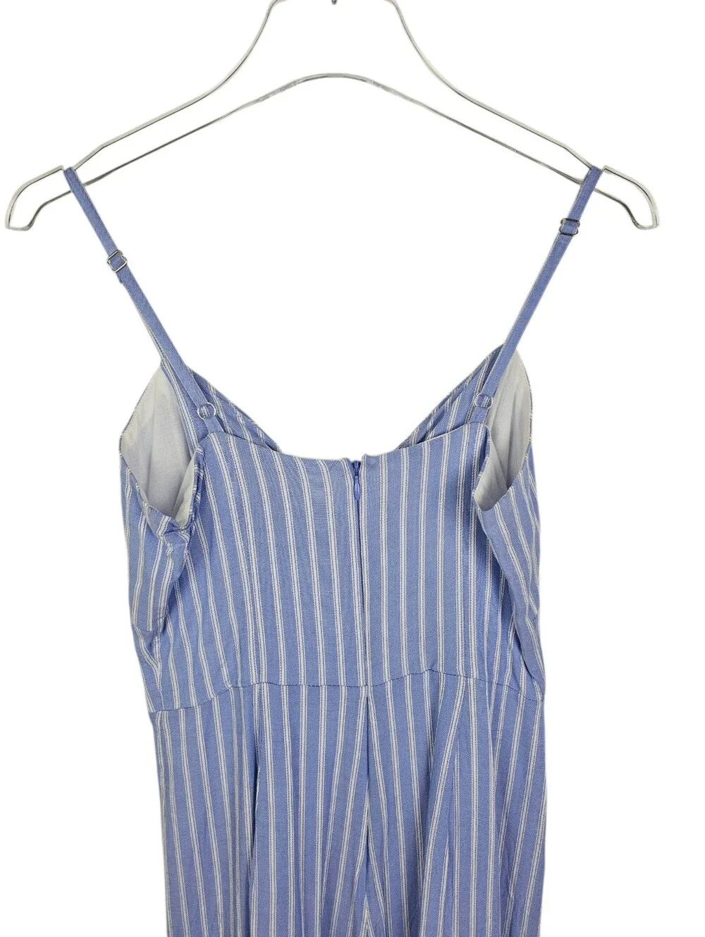 J. Crew #L6969 Striped Tie-Front Cropped Romper